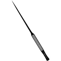 Los mejores  - Q-Grow Pinzas de Acero Inoxidable de Acuario Negro - Pinzas dobladas 25 cm